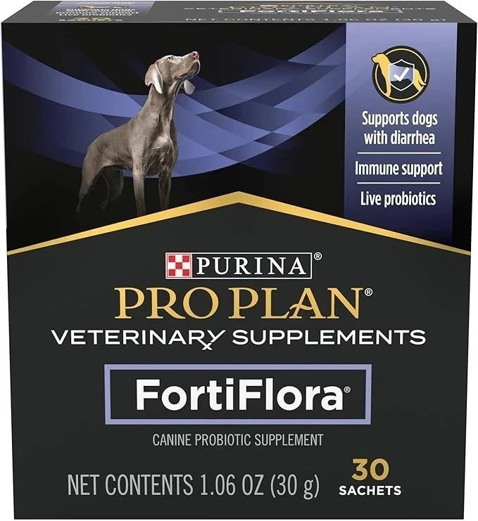 Purina FortiFlora Pro Plan Veterinary Probiotic DOG Supplement – 30 Sachets
