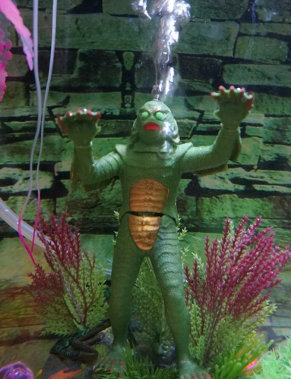 THE CREATURE FROM BLACK LAGOON AQUARIUM FISH TANK SEA MONSTER New 7″