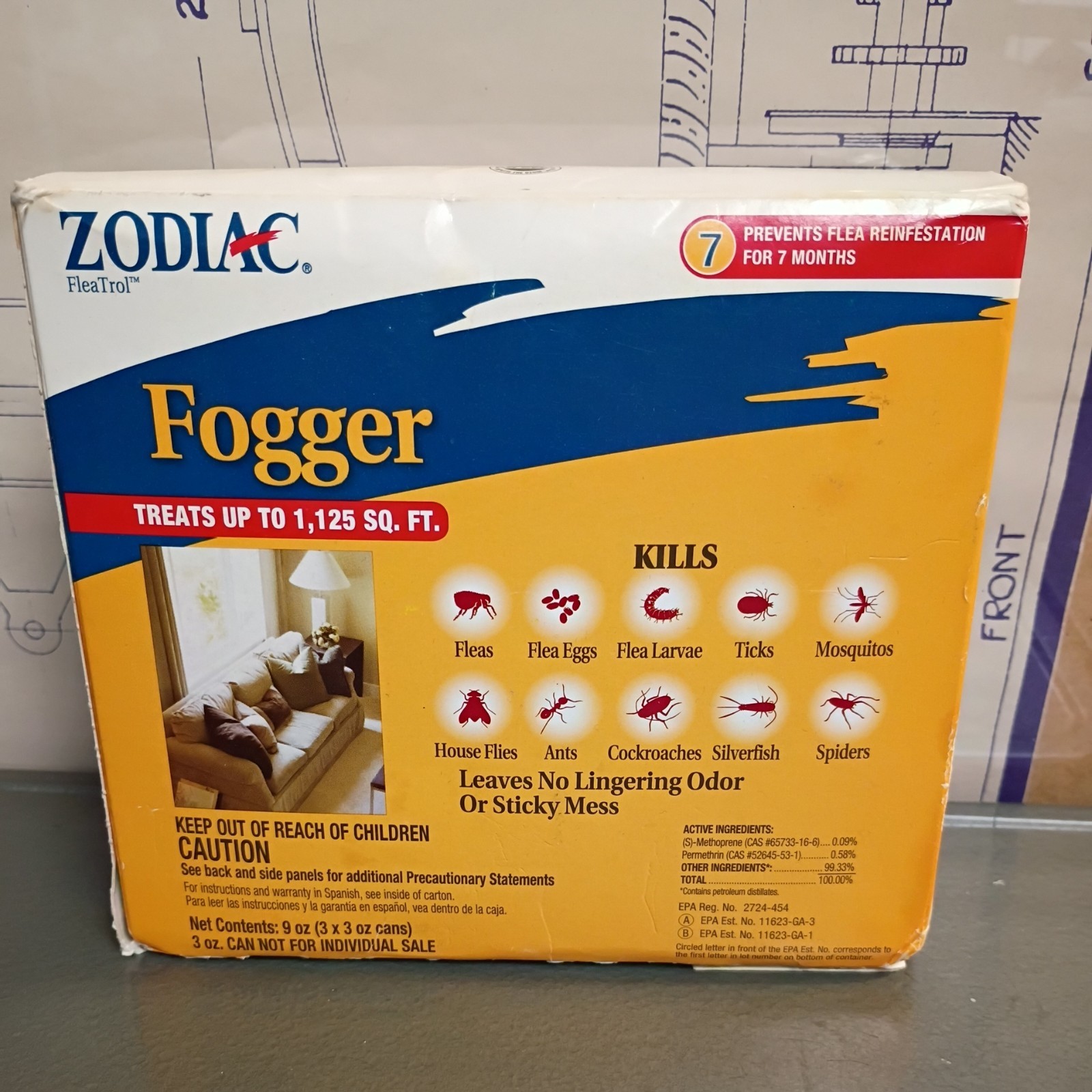 Zodiac Fogger 3 ounce cans, 3 Pack