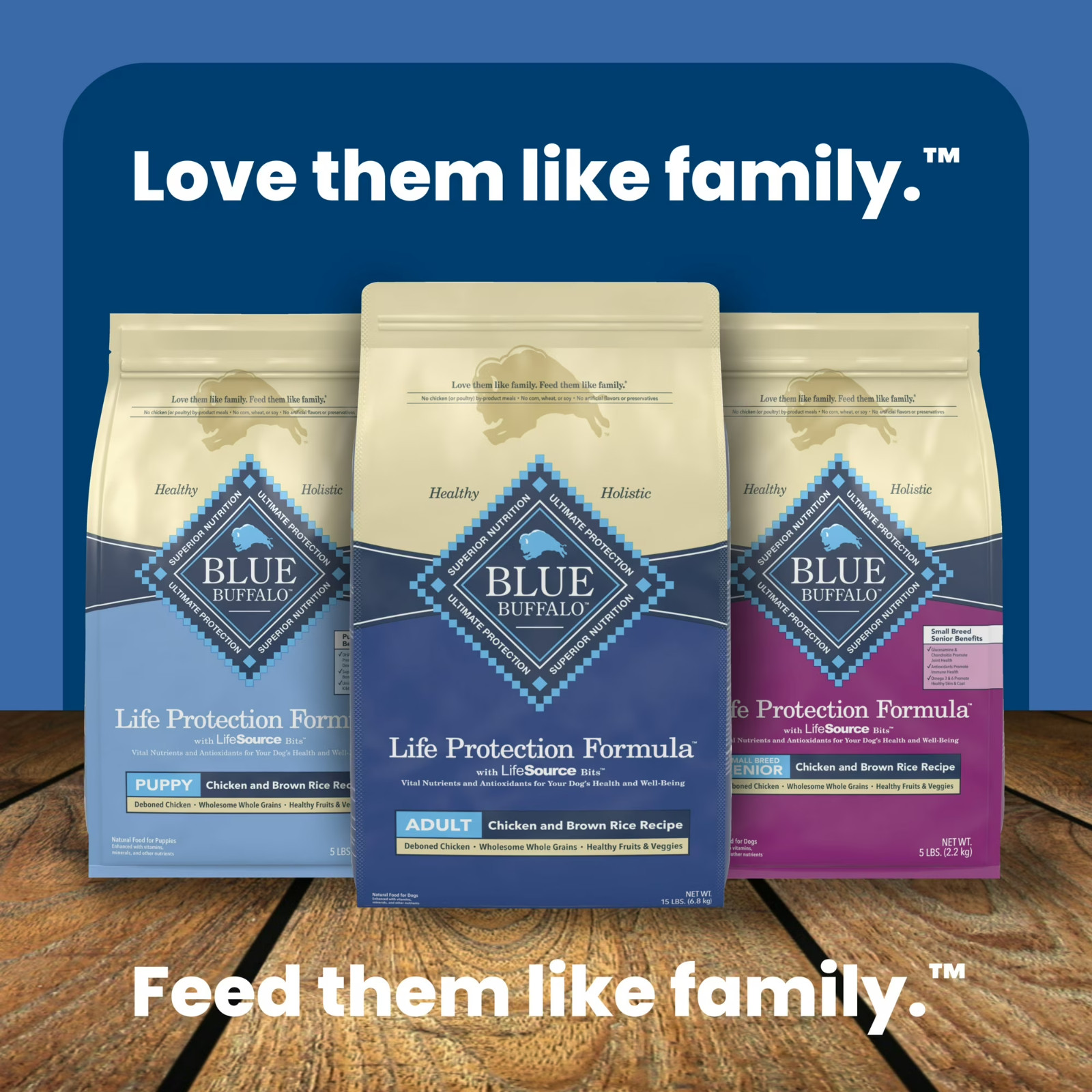 Blue Buffalo Life Adult Dry Dog Food, Chicken & Brown Rice,30 lbs