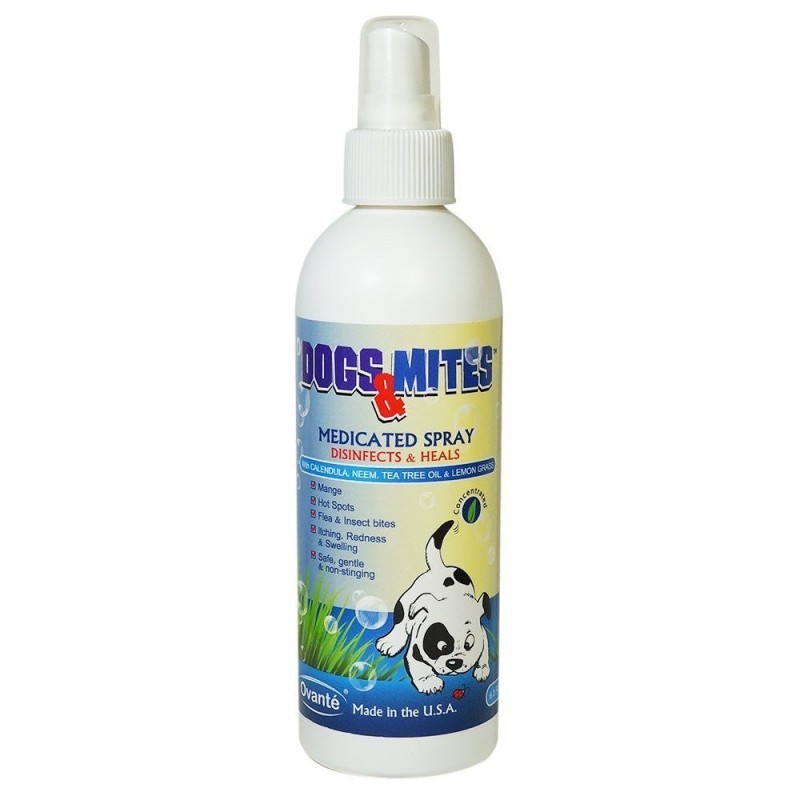Dogs n Mites Medicated Spray for Itching, Redness & Hair Loss In Dogs & Puppies
