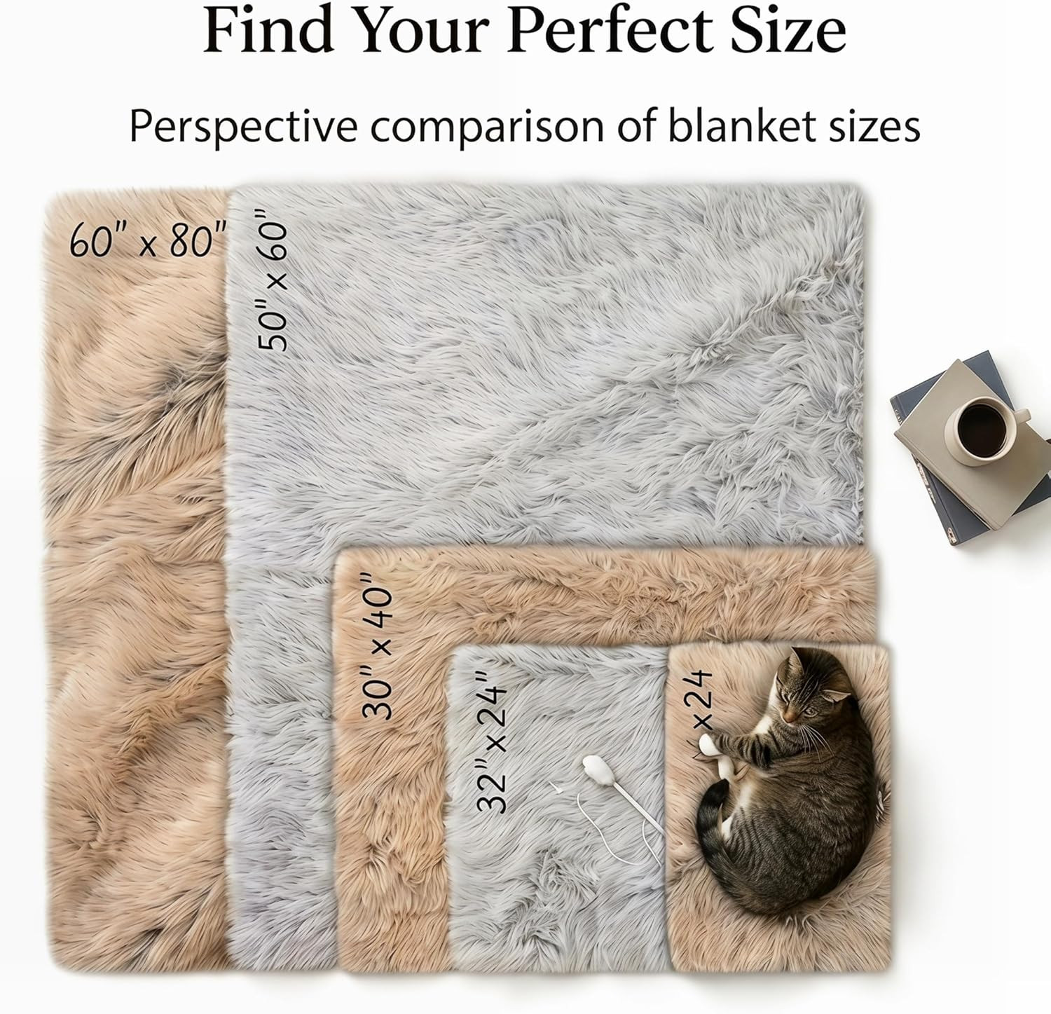 Lightweight and Portable Soft Dog Blanket, 30″X40″, Gray | Great for Medium Dogs
