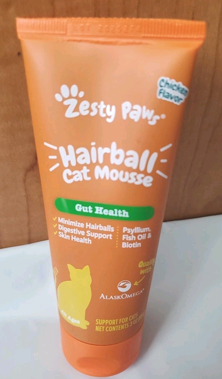 Zesty Paws Urinary Tract Cat Mousse Antioxidant 3 oz Chicken Flavor B.B 10/2026