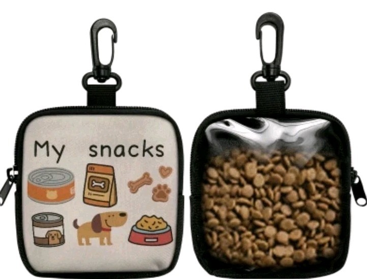 Pet Treat Bag, Clips On Pant,collar,multipurpose, Any Breed,