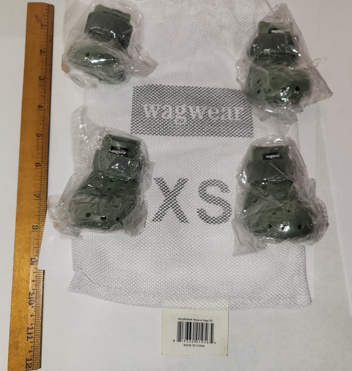 Wagwear Wagwellies Hot Pavement Protection Rubber Dog Boots Shoes XS
