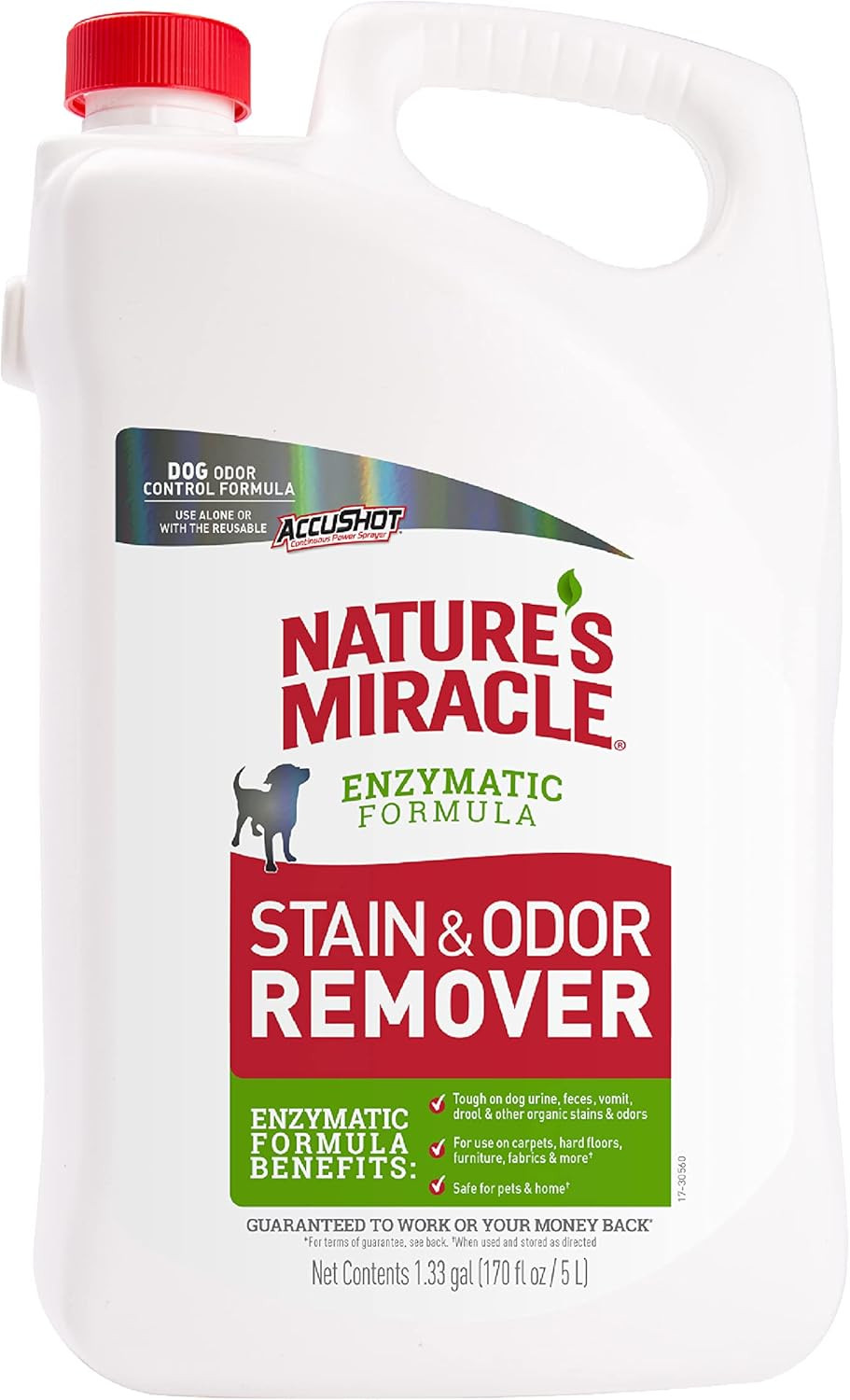 Nature’S Miracle Stain and Odor Remover for Dogs, Odor Control Formula, Refill,