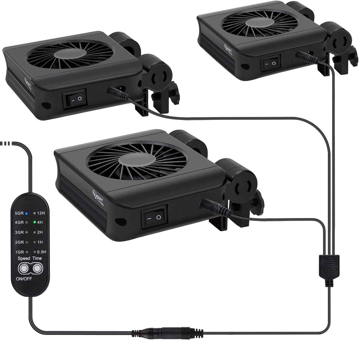 Aquarium Chillers Fan – 3-Fan Head, Adjustable Speed