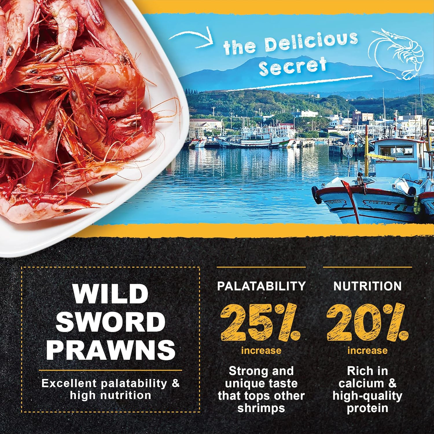 Betta Fish Food, Betta Pro Shrimp Patties 50% Sword Prawns Paste Shrimps