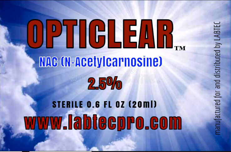 Cataract Eye Drops with 2.5% NAC, N-Acetylcarnosine 15ml Vial 2 pack!